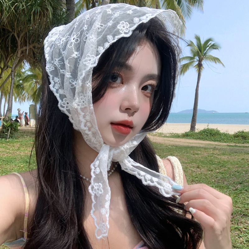 Vintage Fashion Houses - 1PC Vintage Lace Hair Scarf Headband
