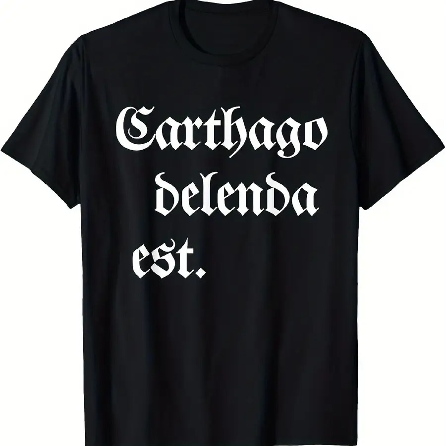 Vintage Fashion History - Men's Vintage Carthago Delenda Est T-Shirt