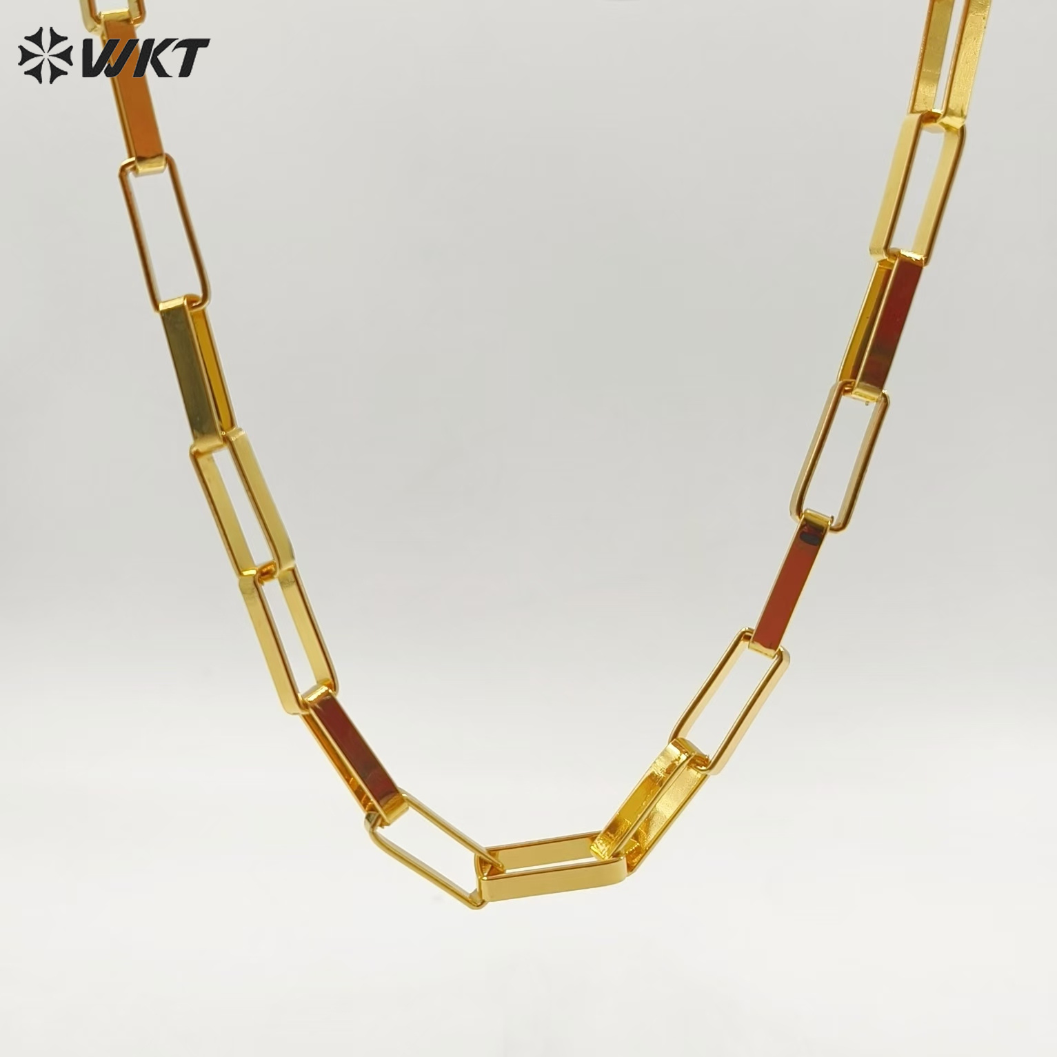Vintage Fashion Jewelry Necklaces - WT-BC221 Big Wide Hand Made Brass