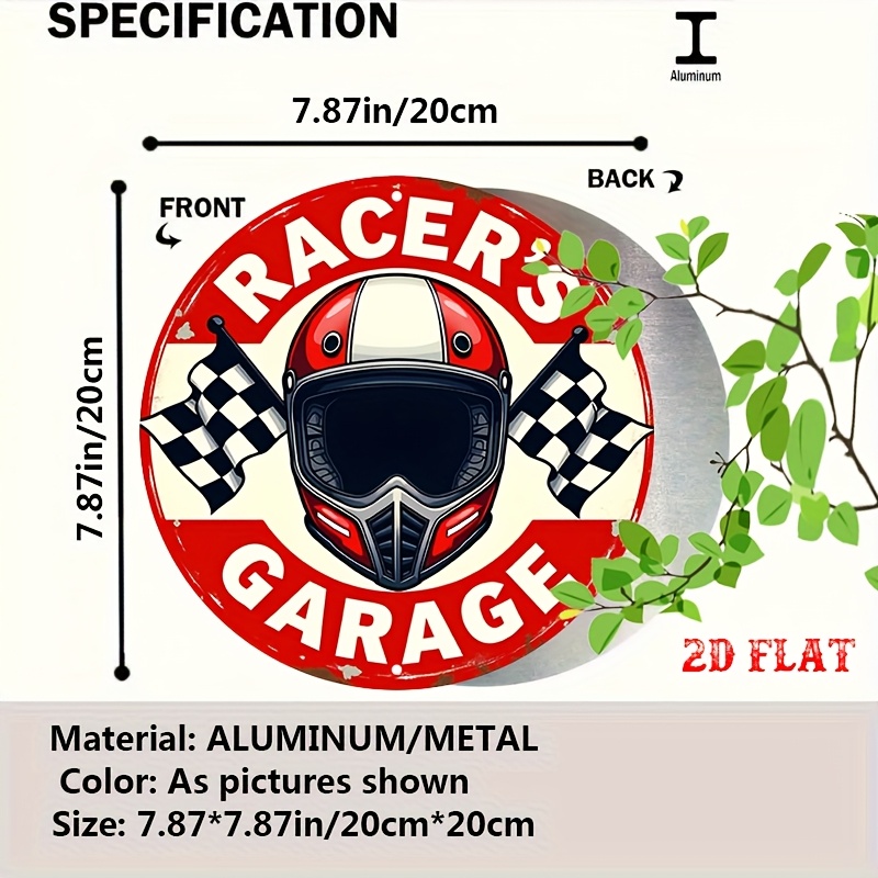 2D Flat 1pc Vintage Metal Sign - Vintage Fashion Look のレビューと価格