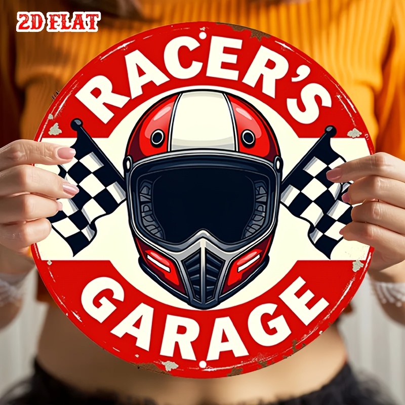 2D Flat 1pc Vintage Metal Sign - Vintage Fashion Look のレビューと価格