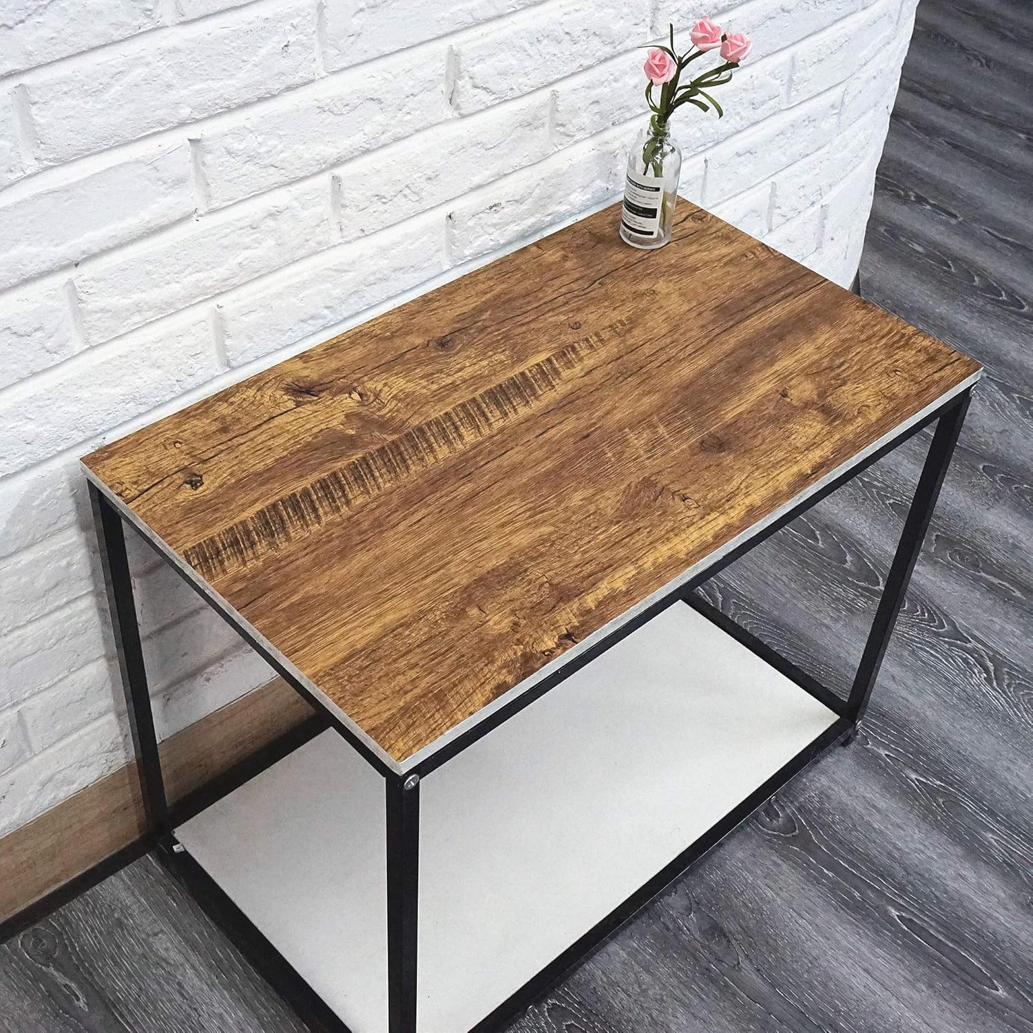 Black wood grain thickening wa - Vintage Fashion Wallpaper のレビューと価格