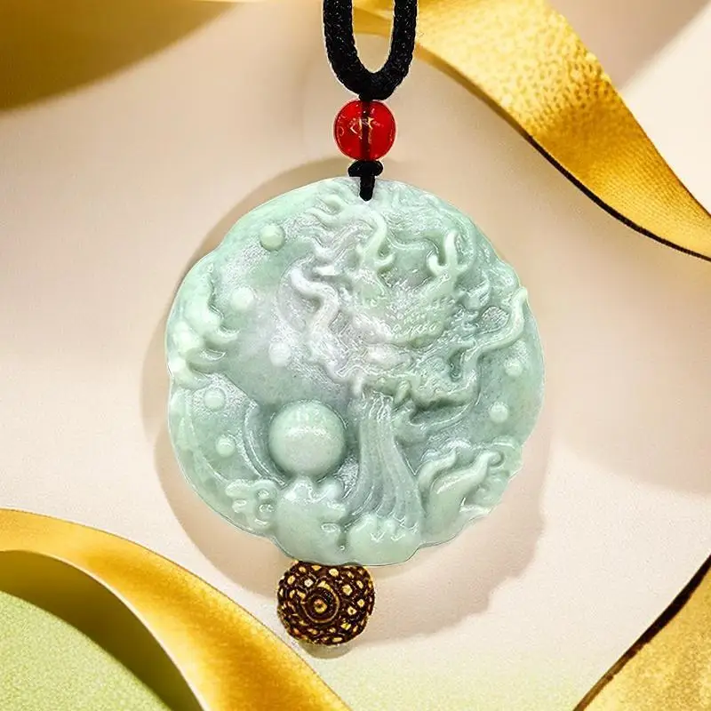 Jade Dragon Pendant Fashion Re - Vintage Fashion Jewelry Necklaces のレビューと価格