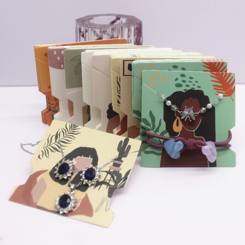 50Pcs 7.4x7.4cm White Paper ca - Vintage Fashion Illustrations のレビューと価格