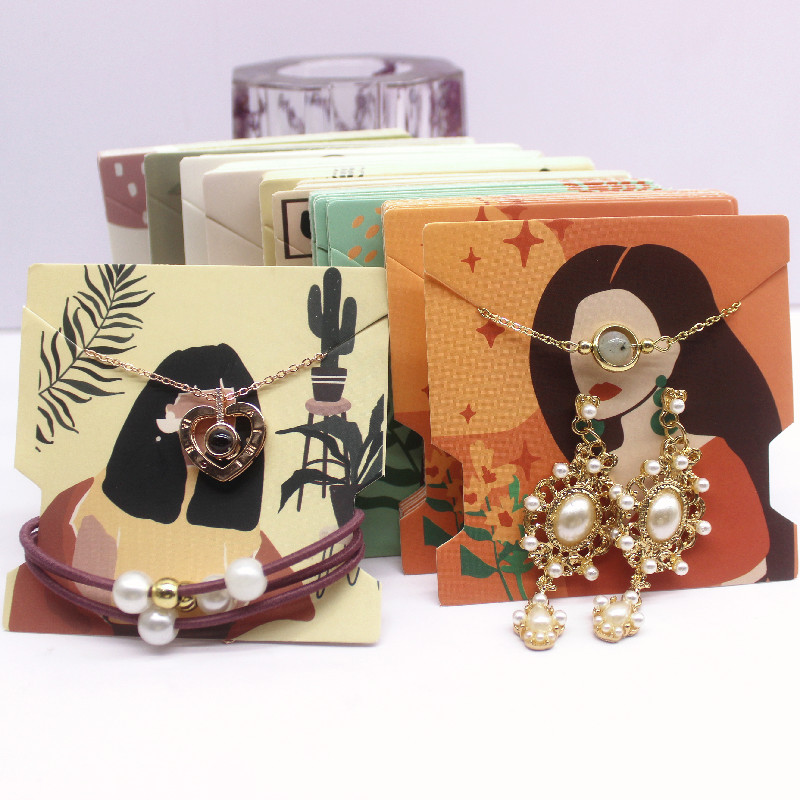 50Pcs 7.4x7.4cm White Paper ca - Vintage Fashion Illustrations のレビューと価格