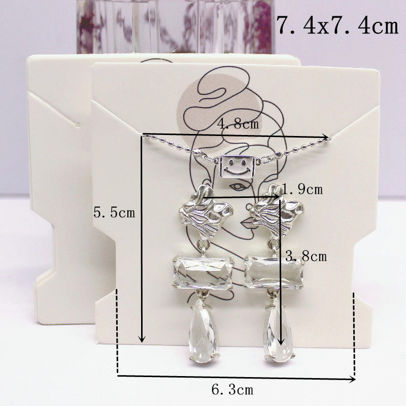 50Pcs 7.4x7.4cm White Paper ca - Vintage Fashion Illustrations のレビューと価格