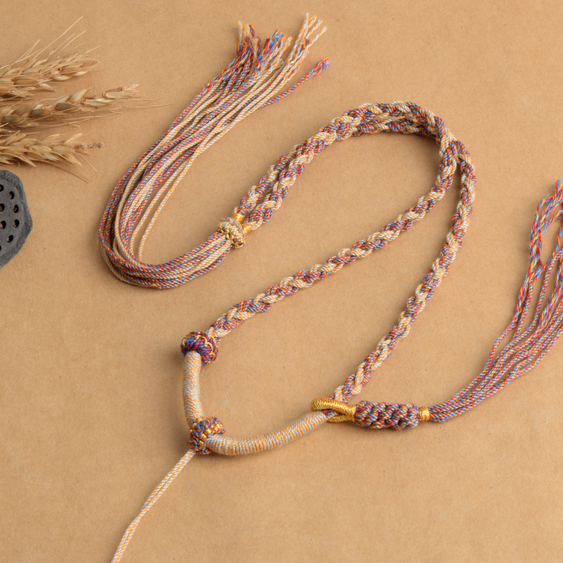 Women Necklace Cotton Thread P - Vintage Fashion Jewelry Necklaces のレビューと価格