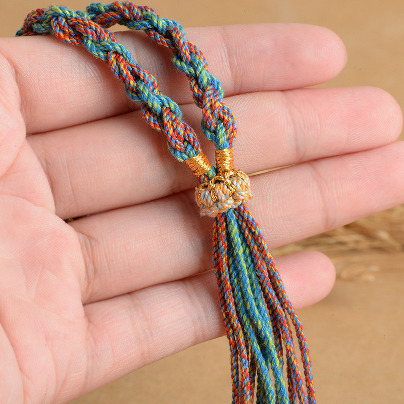 Women Necklace Cotton Thread P - Vintage Fashion Jewelry Necklaces のレビューと価格
