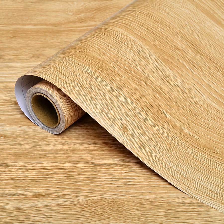 55cm Wide Wood Grain Vinyl Wal - Vintage Fashion Wallpaper のレビューと価格