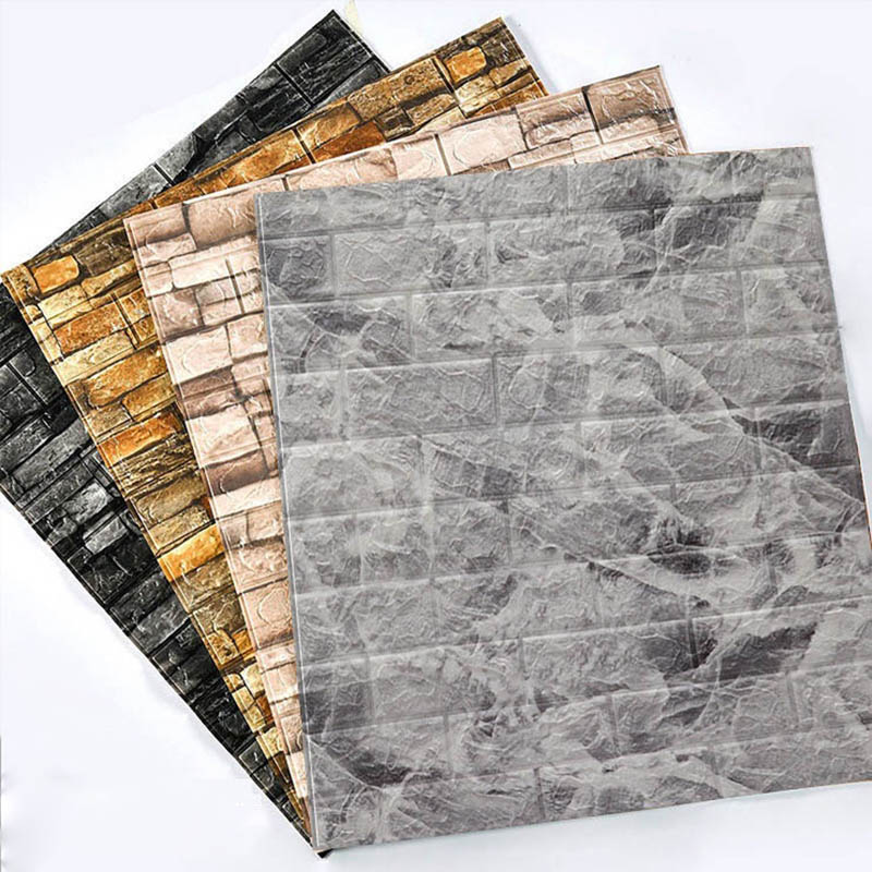 12Pcs 35*30cm High Quality 3D  - Vintage Fashion Wallpaper のレビューと価格