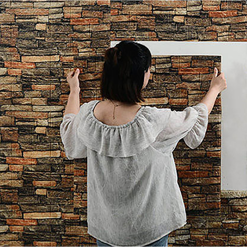 12Pcs 35*30cm High Quality 3D  - Vintage Fashion Wallpaper のレビューと価格