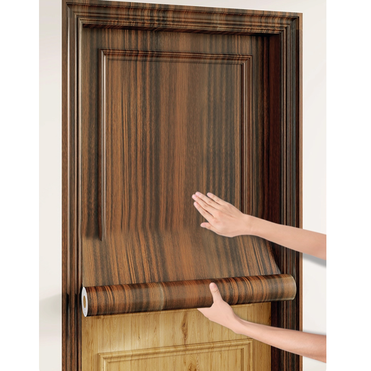 40CM Roll Material Wood Grain  - Vintage Fashion Wallpaper のレビューと価格