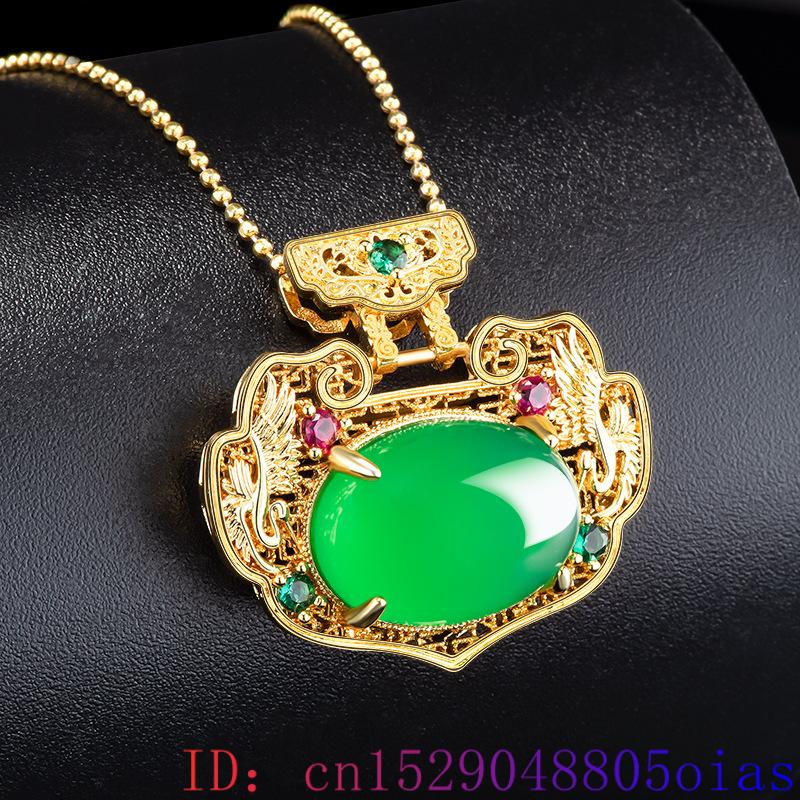 Green Real Jade Ruyi Pendant N - Vintage Fashion Jewelry Necklaces のレビューと価格