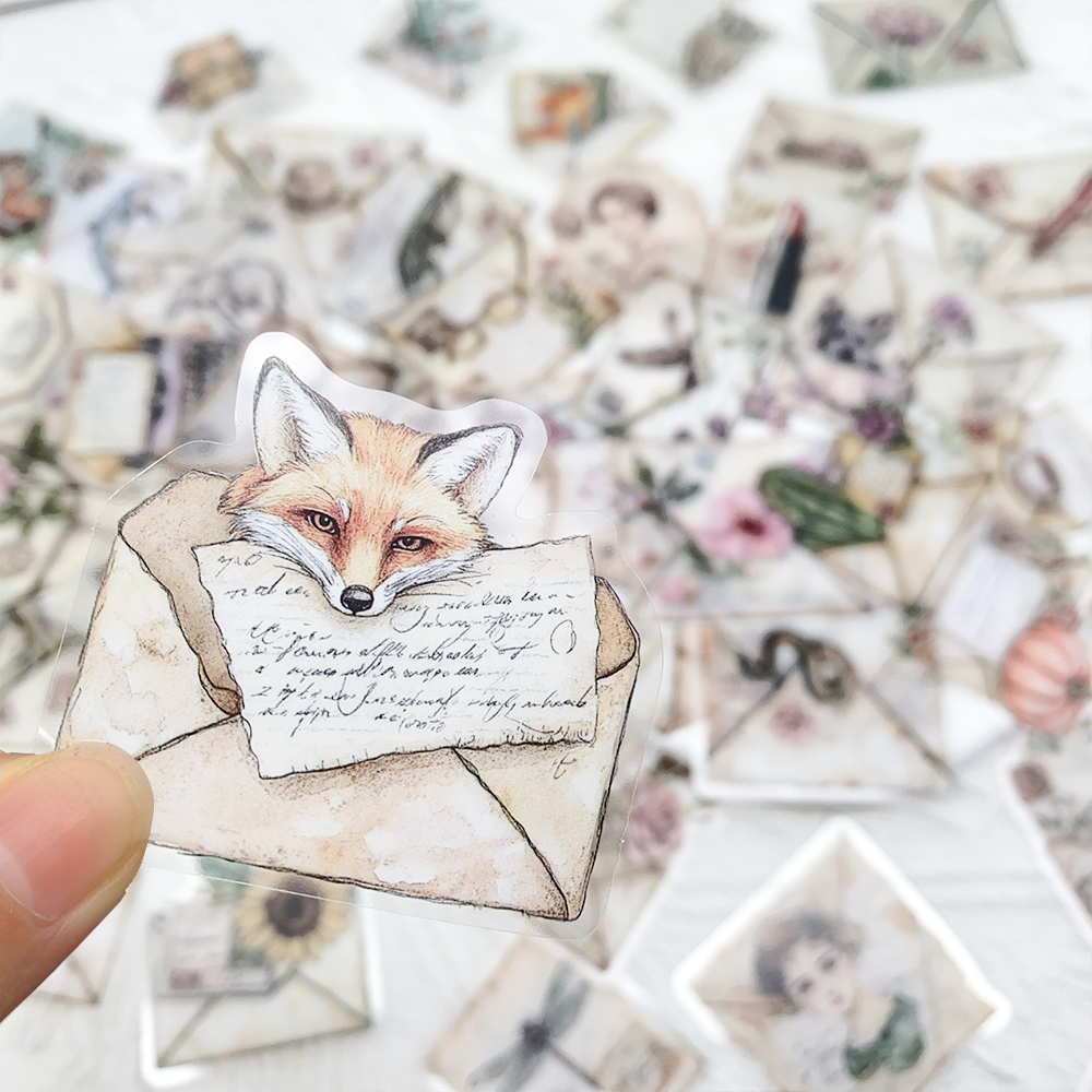 50PCS Vintage Envelope Transpa - Vintage Fashion Magazines のレビューと価格