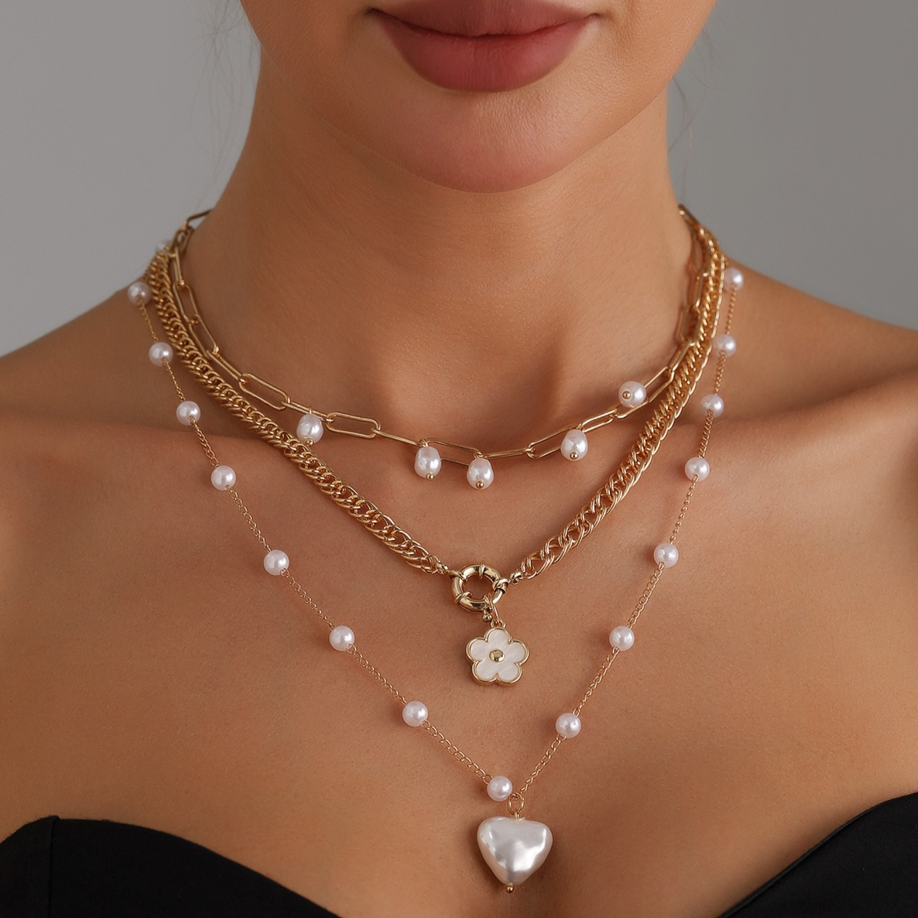 Vintage Pearl Flower Necklace  - Vintage Fashion Revival のレビューと価格