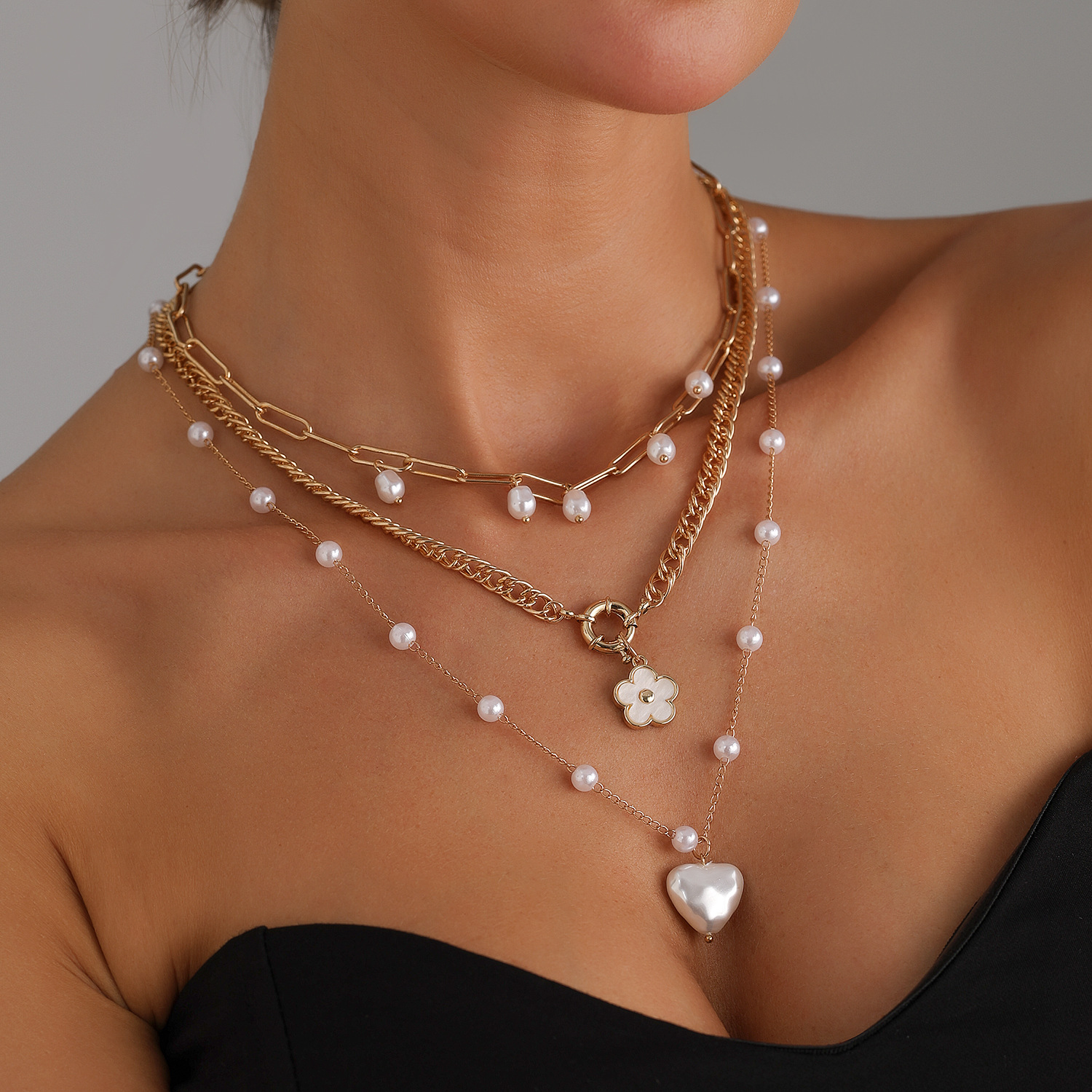 Vintage Pearl Flower Necklace  - Vintage Fashion Revival のレビューと価格