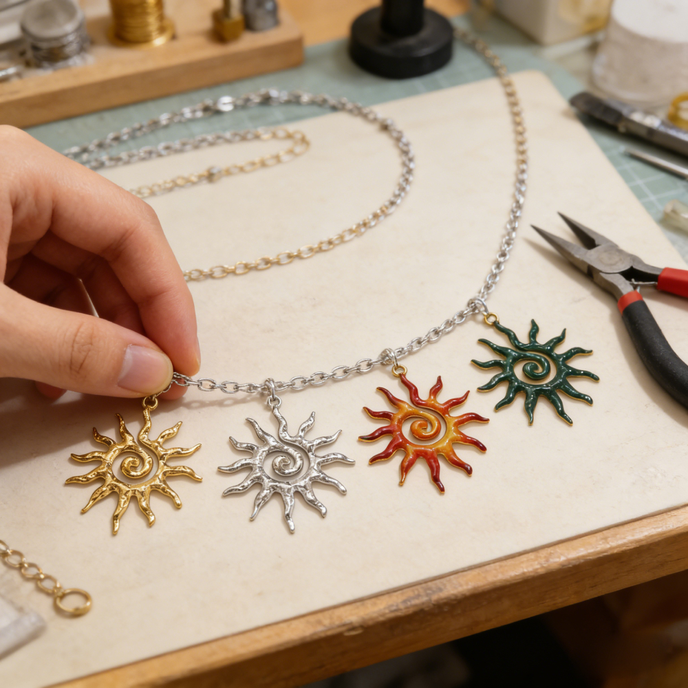 5PCS Stainless Steel Vintage S - Vintage Fashion Jewelry Necklaces のレビューと価格