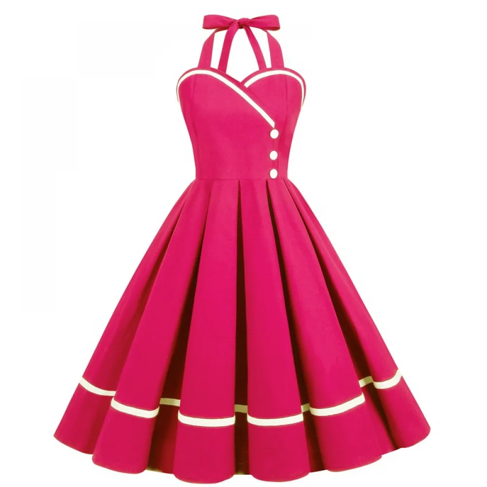 Halloween  50s 60s 80s Retro D - Vintage Fashion Women Dresses のレビューと価格