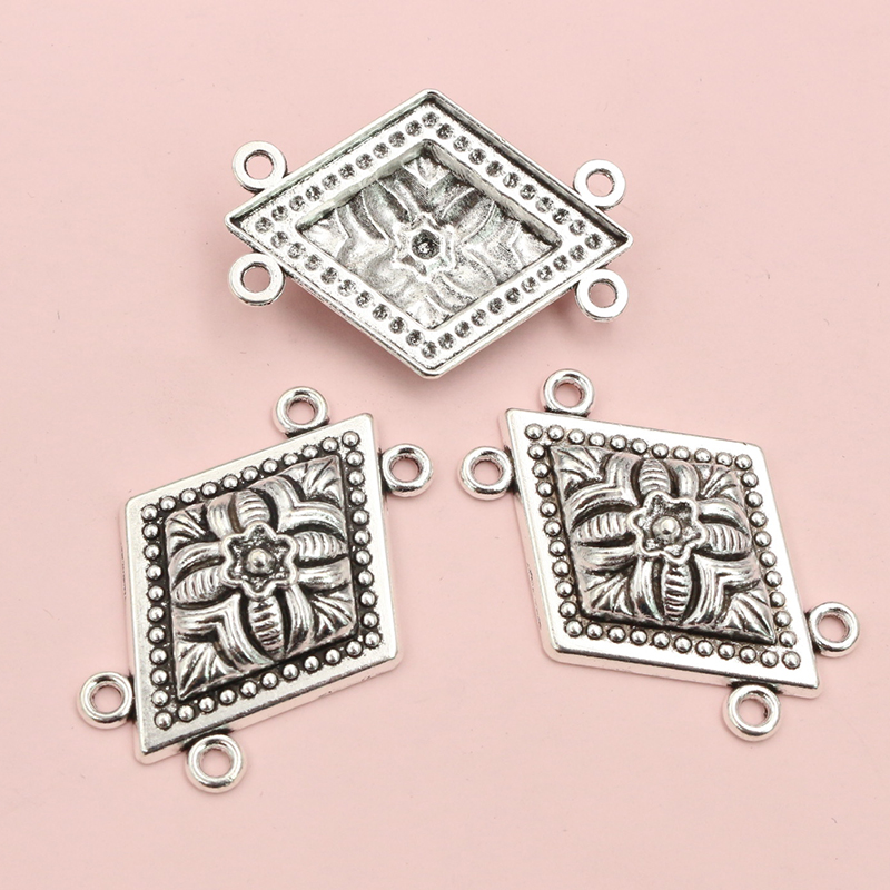 10pcs Antique Silver Color Vin - Vintage Fashion Jewelry のレビューと価格