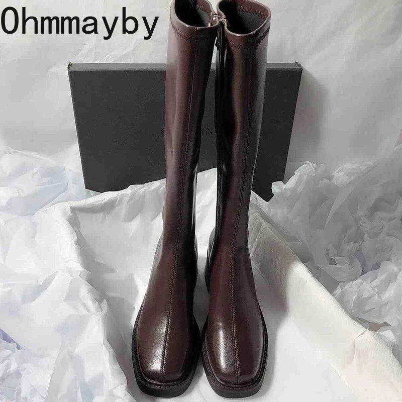 Vintage Thick Heel Women Knee  - Vintage Fashion Fabrics のレビューと価格