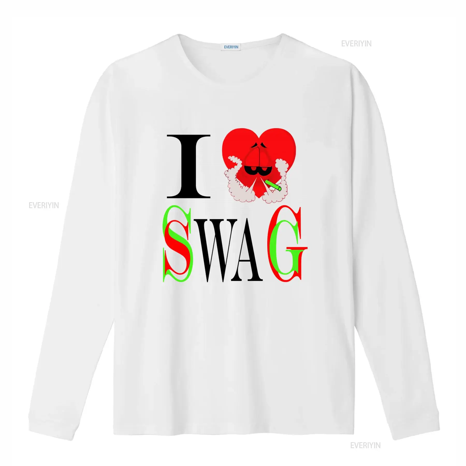 I Swag Heart Print T shirt Ret - Vintage Fashion Look のレビューと価格