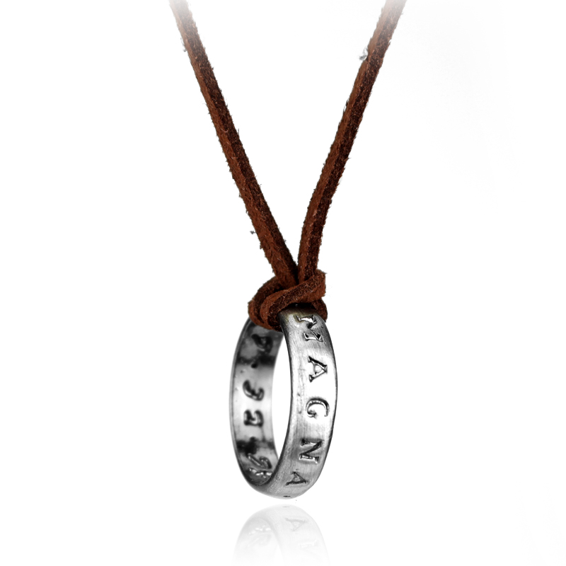 Game Anime Leather Chain Ring  - Vintage Fashion Jewelry のレビューと価格