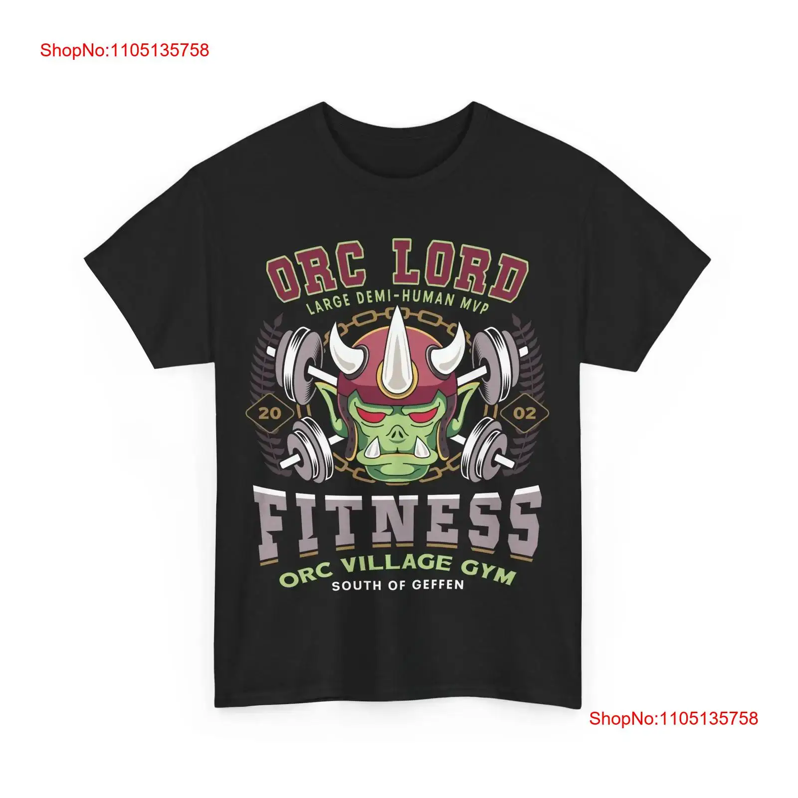 Geffen Orc Village Fitness T S - Vintage Fashion Game のレビューと価格