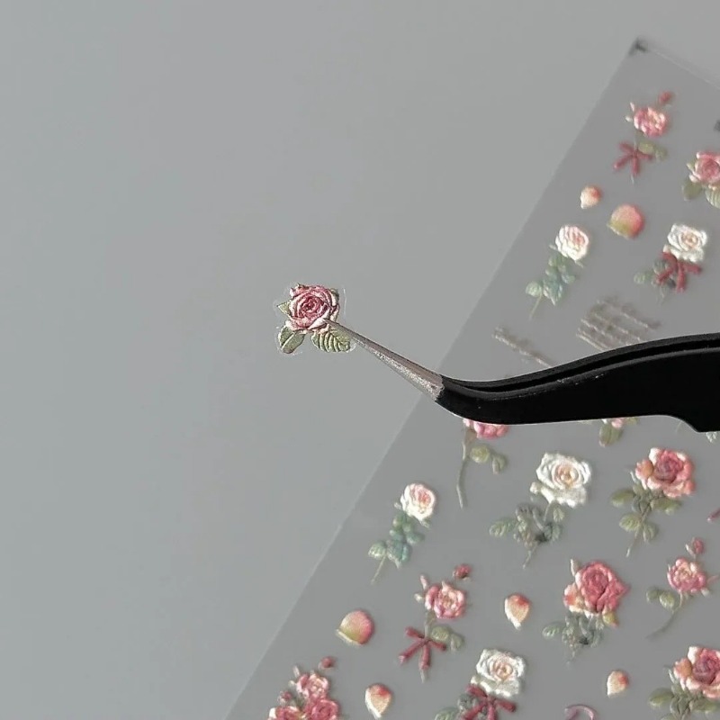 5Pcs Ins Retro Rose Sticker Hi - Vintage Fashion Magazines のレビューと価格