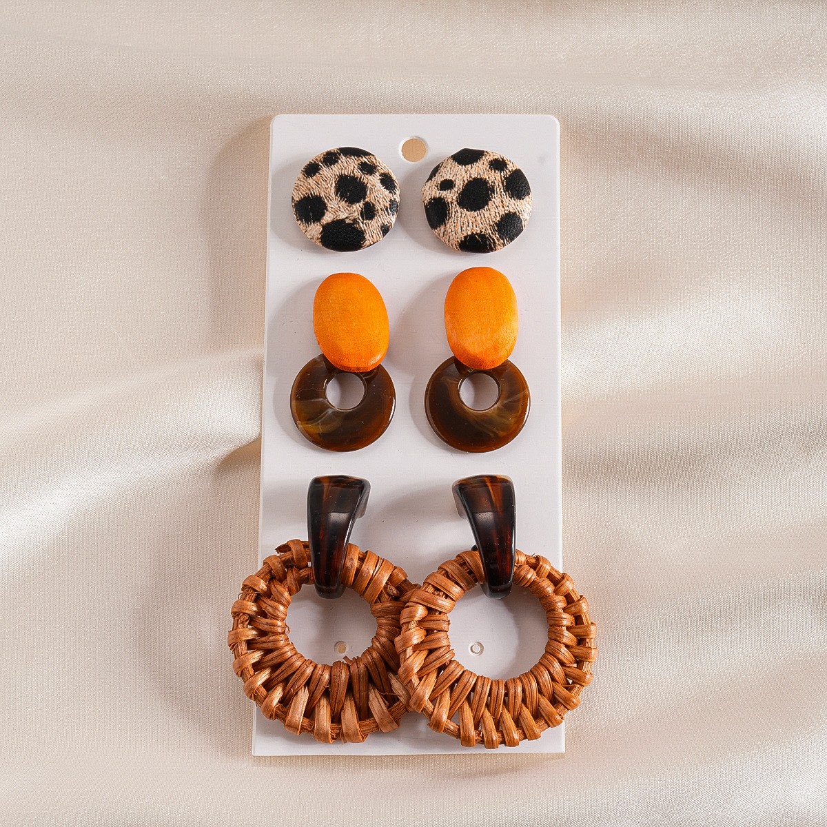 6/10 Pcs Geometric Resin Dangl - Vintage Fashion Illustrations のレビューと価格