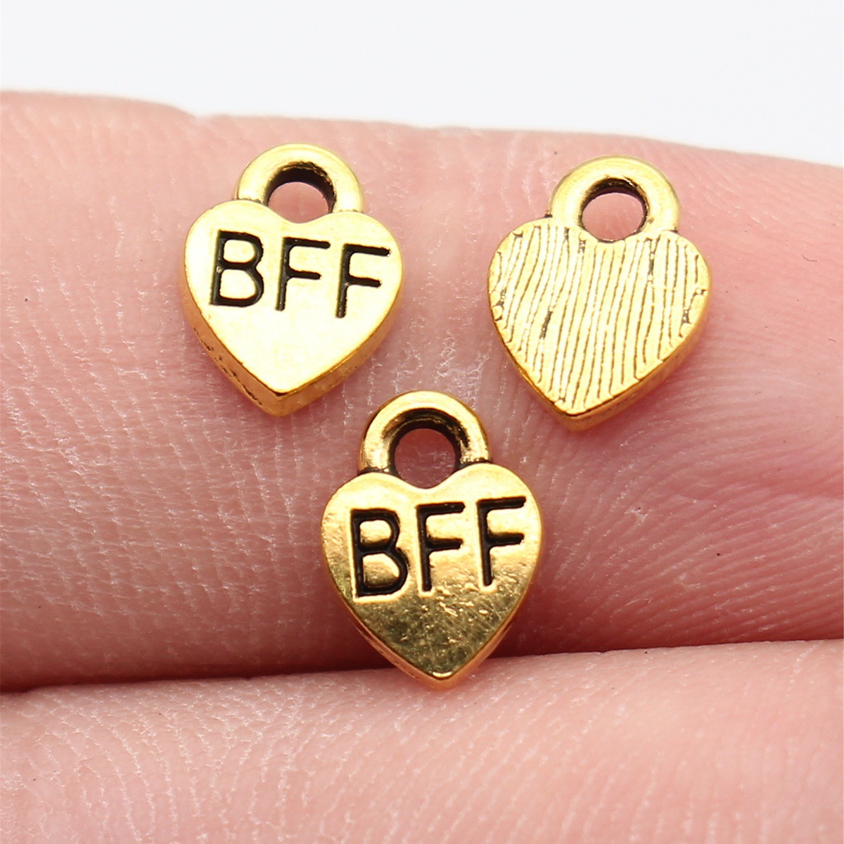 40pcs 9.3x7mm Antique Gold Col - Vintage Fashion Jewelry のレビューと価格