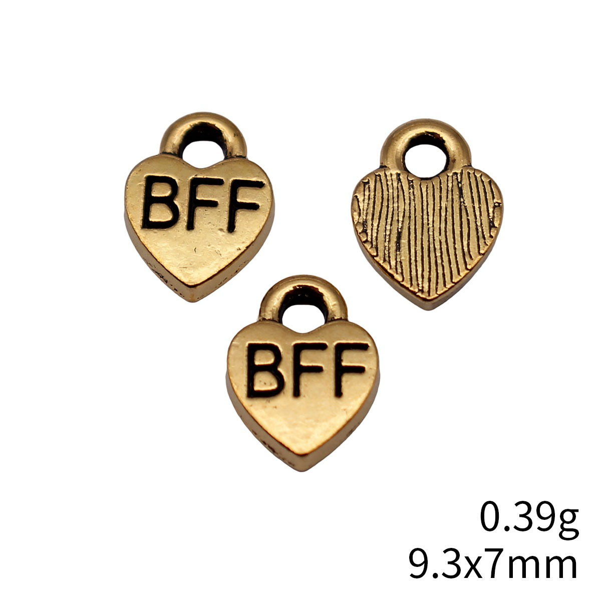 40pcs 9.3x7mm Antique Gold Col - Vintage Fashion Jewelry のレビューと価格