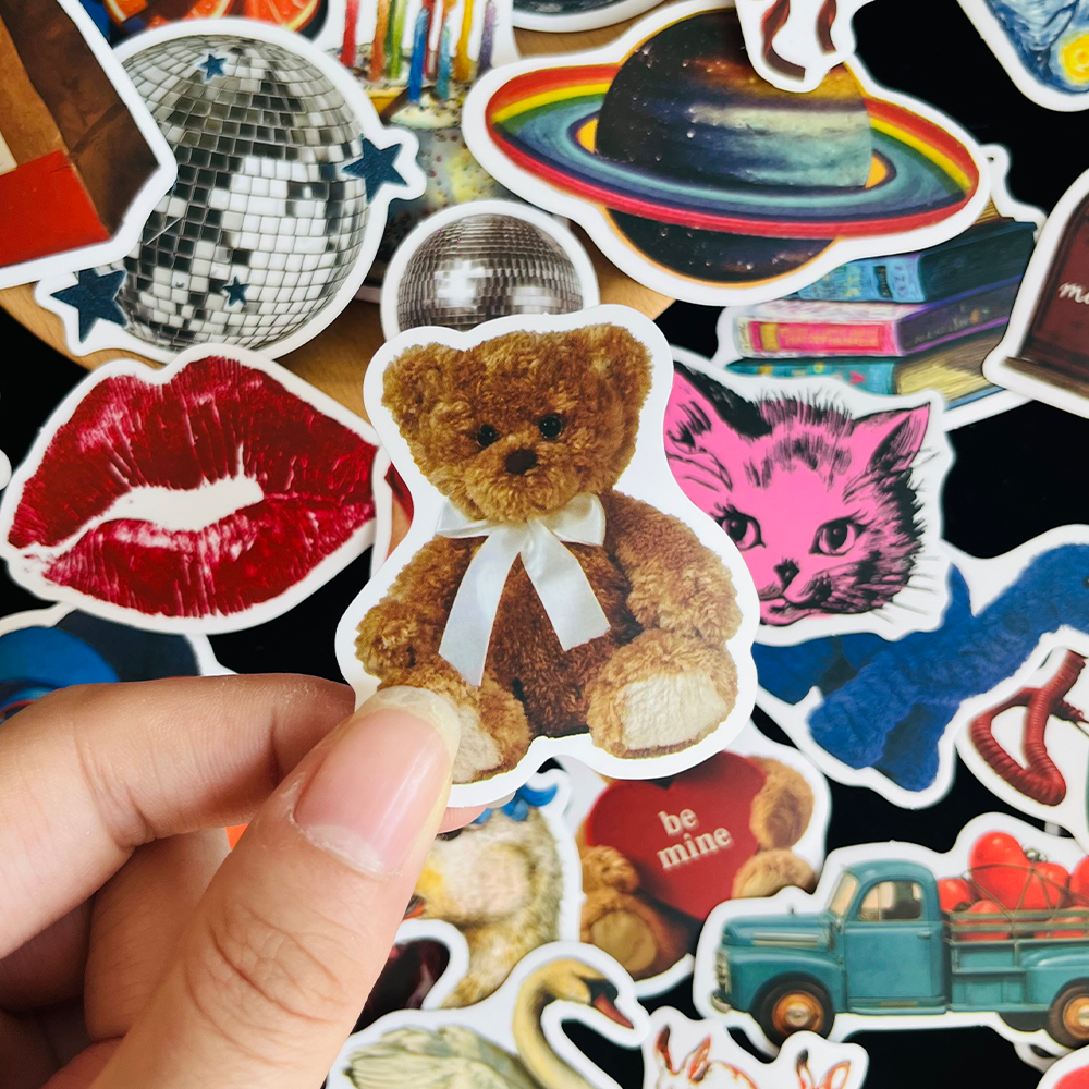 50PCS Vintage Y2K Stickers Fas - Vintage Fashion Magazines のレビューと価格