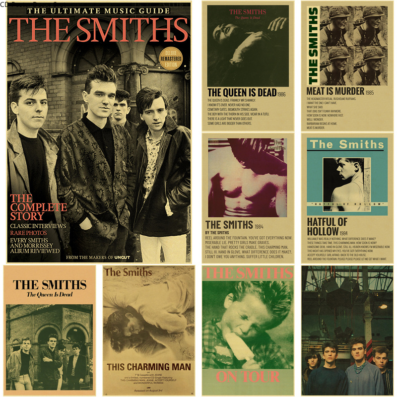 Rock Band The Smiths Retro Pos - Vintage Fashion Wallpaper のレビューと価格