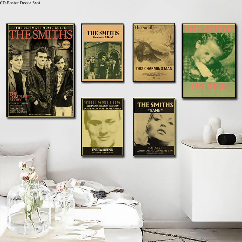 Rock Band The Smiths Retro Pos - Vintage Fashion Wallpaper のレビューと価格