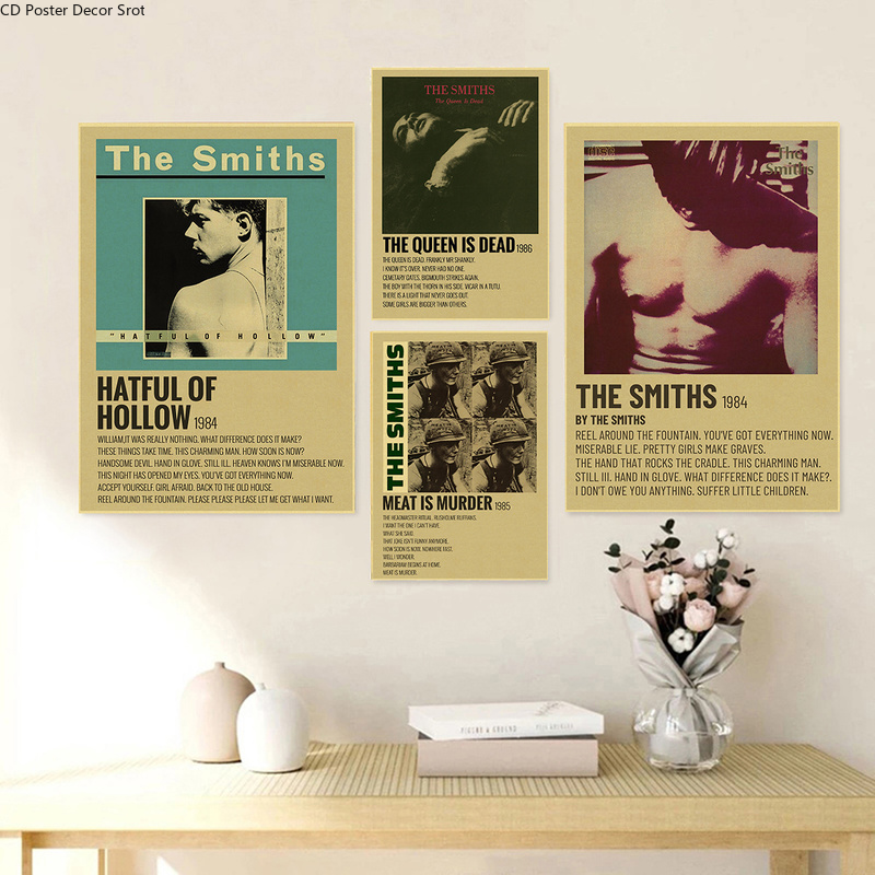 Rock Band The Smiths Retro Pos - Vintage Fashion Wallpaper のレビューと価格
