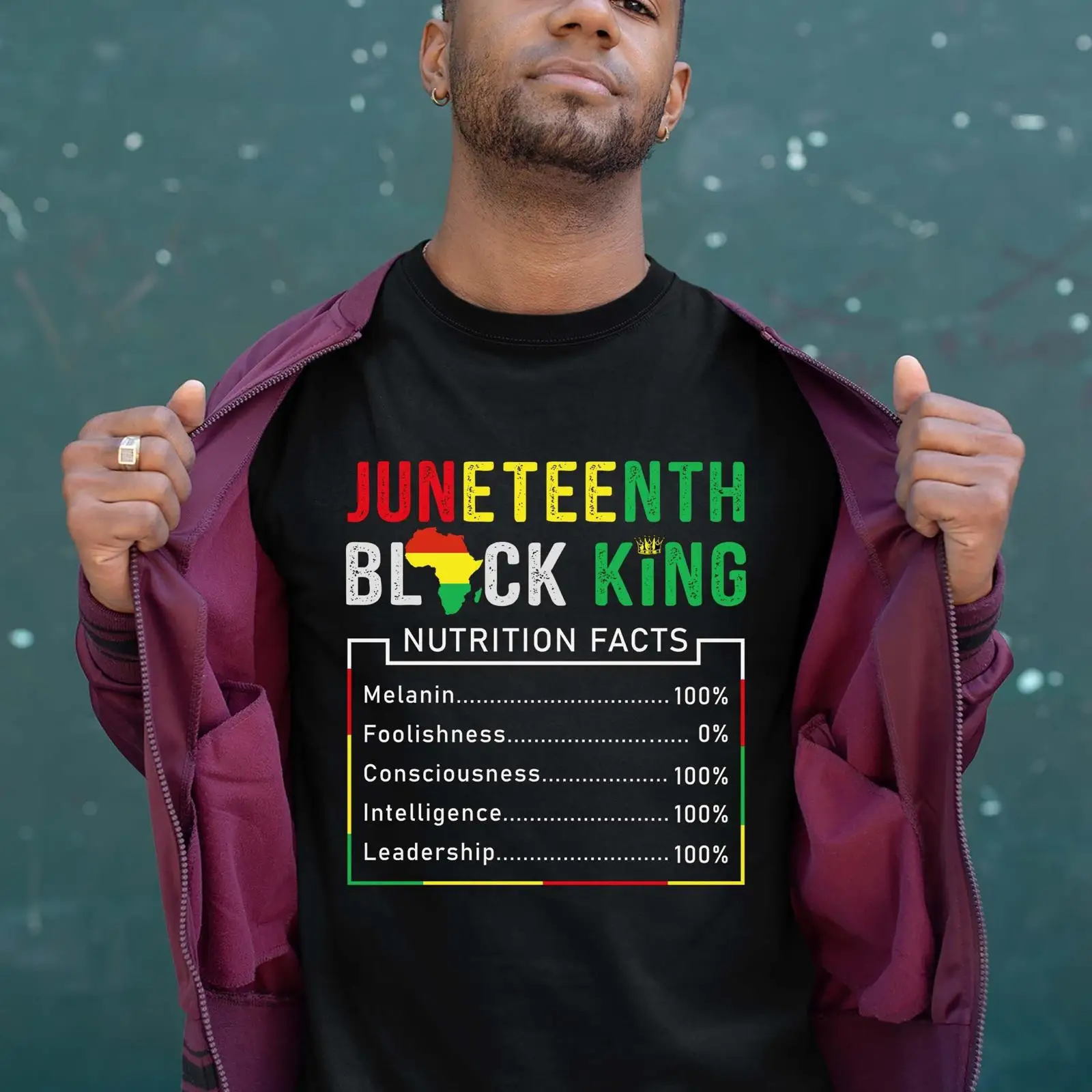 Juneteenth Black King T Shirt  - Vintage Fashion History のレビューと価格