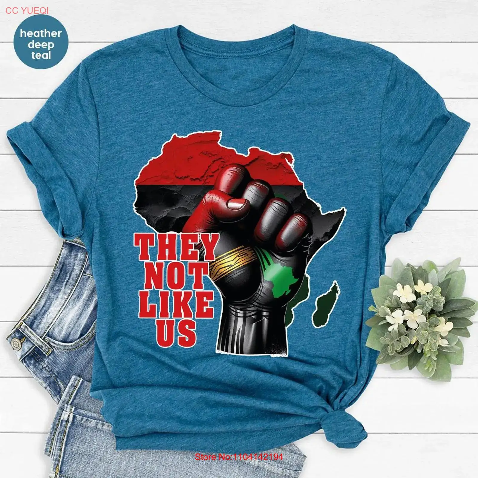 They Not Like Us T Shirt Afric - Vintage Fashion History のレビューと価格