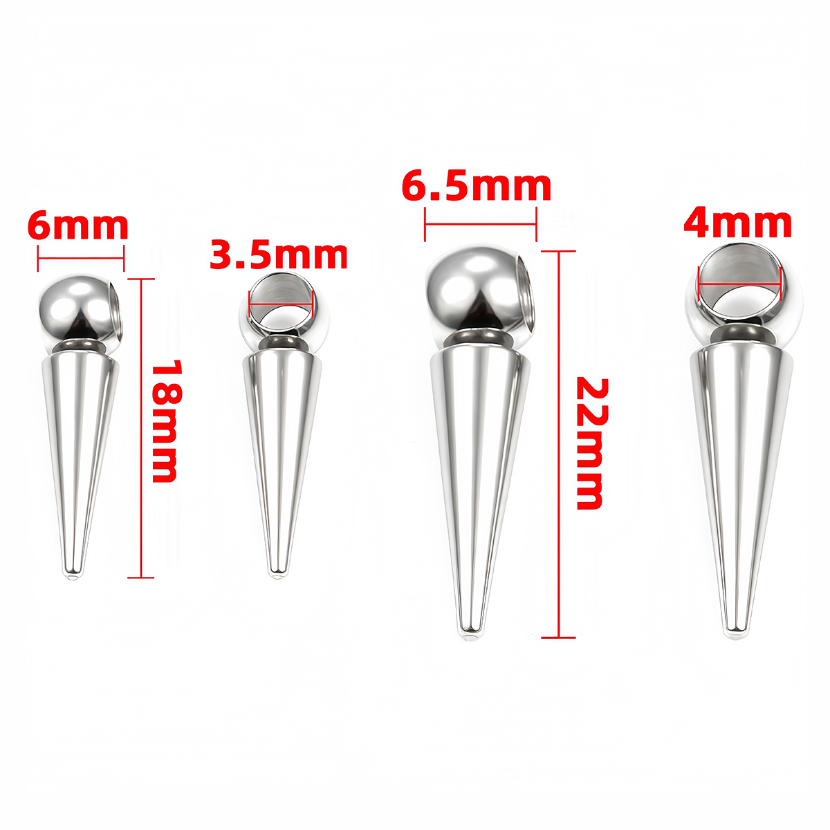 10pcs Retro Cone Charms Pendan - Vintage Fashion Jewelry Necklaces のレビューと価格