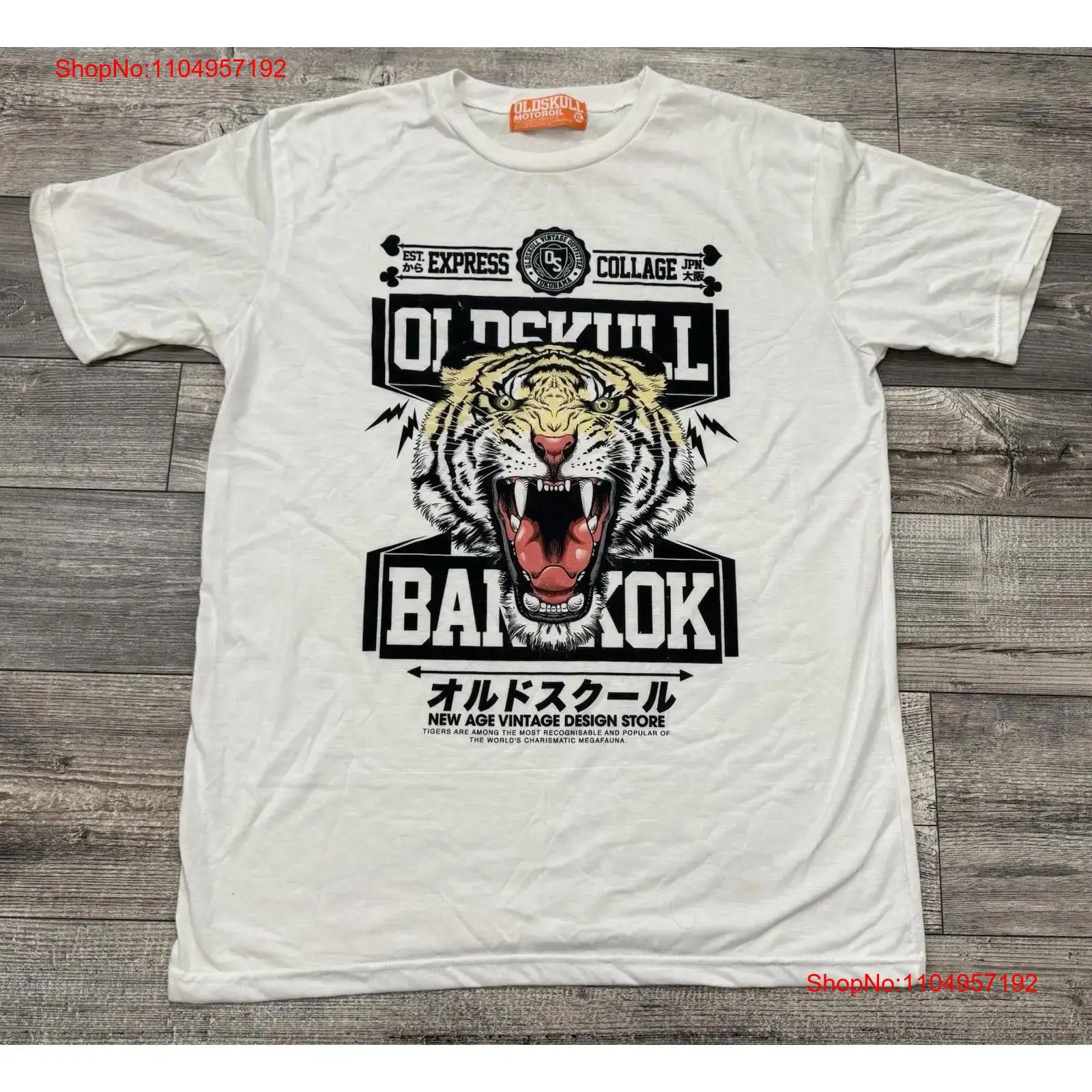Oldskull Motor Oil T Shirt Men - Vintage Fashion Bangkok のレビューと価格