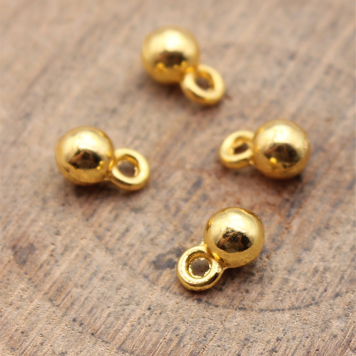 40pcs 4x6mm 3 Colors Gold Colo - Vintage Fashion Jewelry のレビューと価格