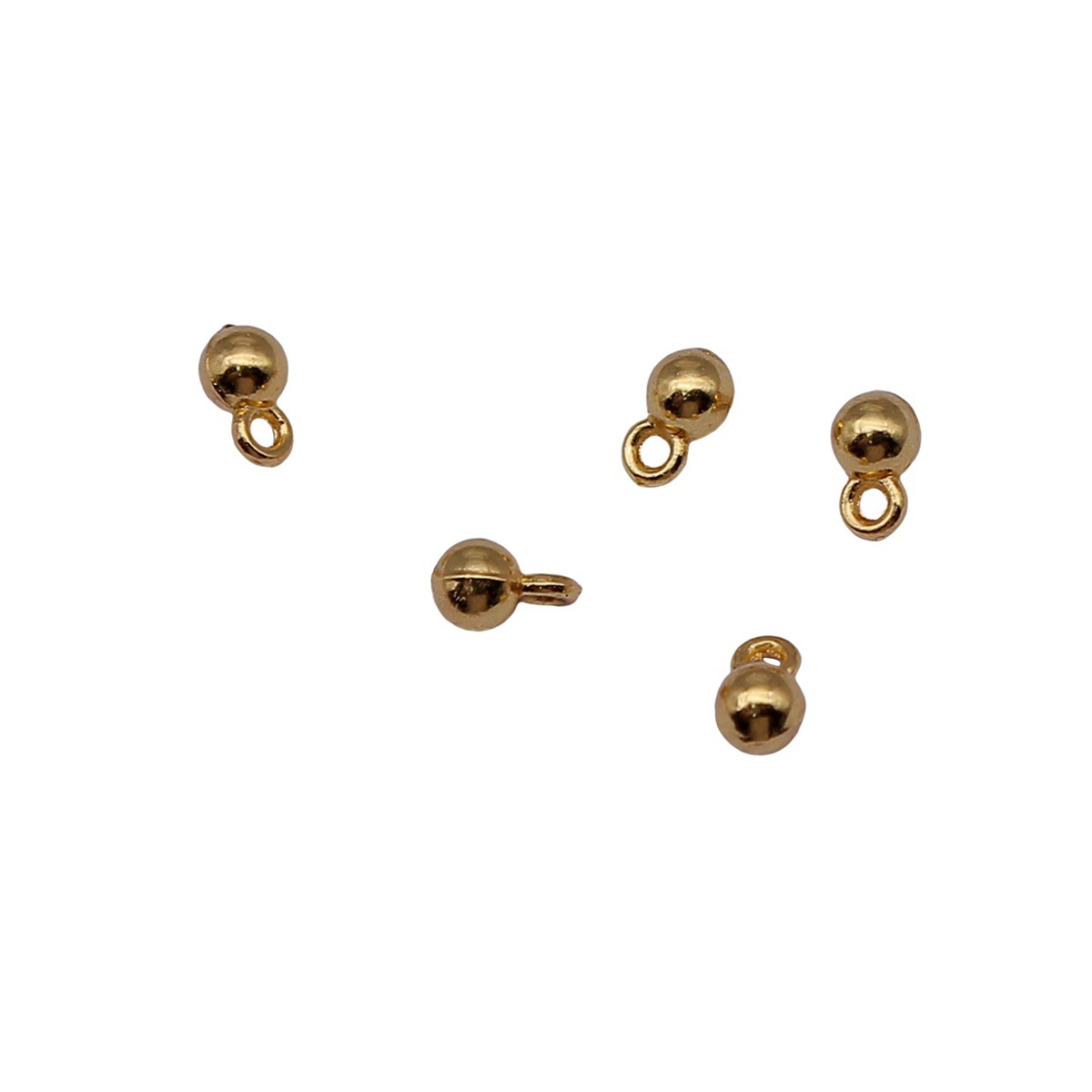 40pcs 4x6mm 3 Colors Gold Colo - Vintage Fashion Jewelry のレビューと価格