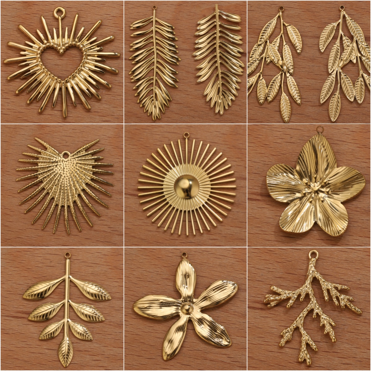 5pcs Stainless Steel Flower Ch - Vintage Fashion Jewelry Necklaces のレビューと価格