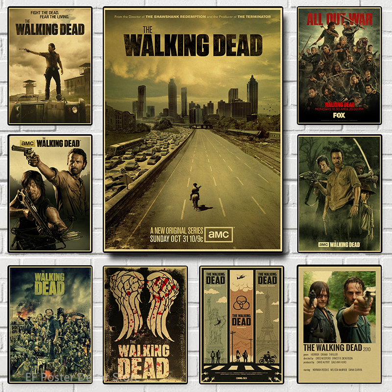 The Walking Dead Poster Rick G - Vintage Fashion Wallpaper のレビューと価格