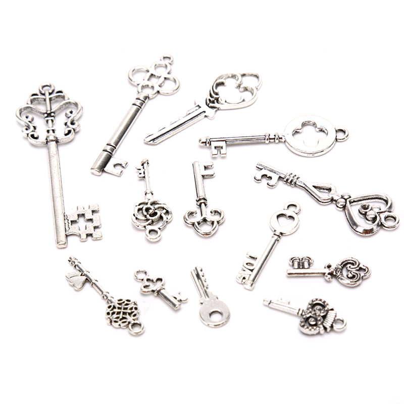 13Pcs Vintage Metal Mix Style  - Vintage Fashion Look のレビューと価格