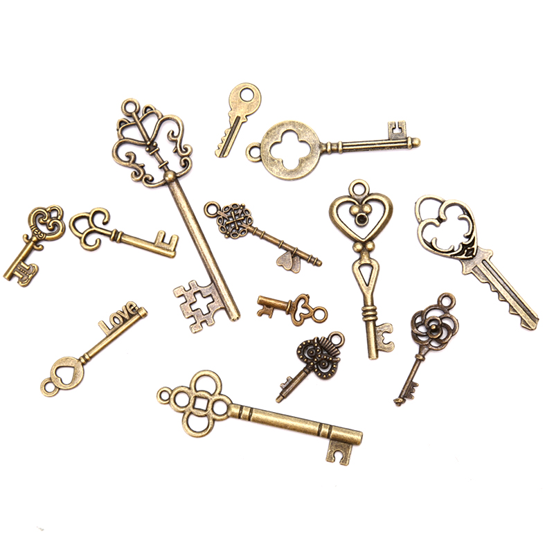 13Pcs Vintage Metal Mix Style  - Vintage Fashion Look のレビューと価格
