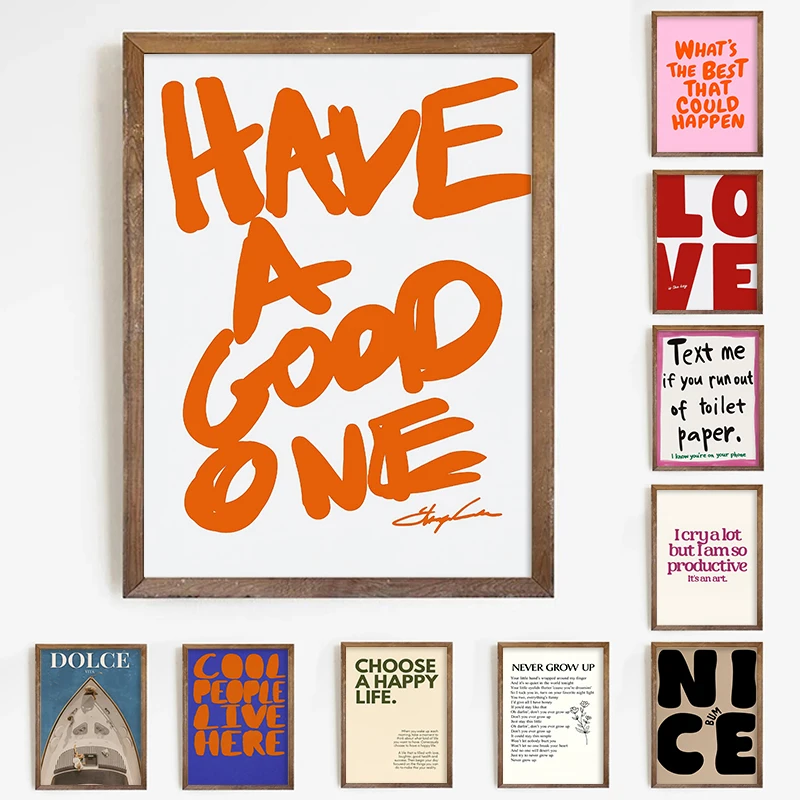 Retro Text Canvas Painting - F - Vintage Fashion Illustrations のレビューと価格