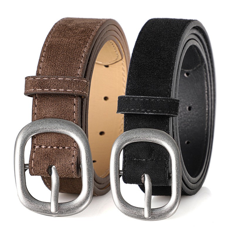 Ladies' belt, imitation suede- - Vintage Fashion Look のレビューと価格