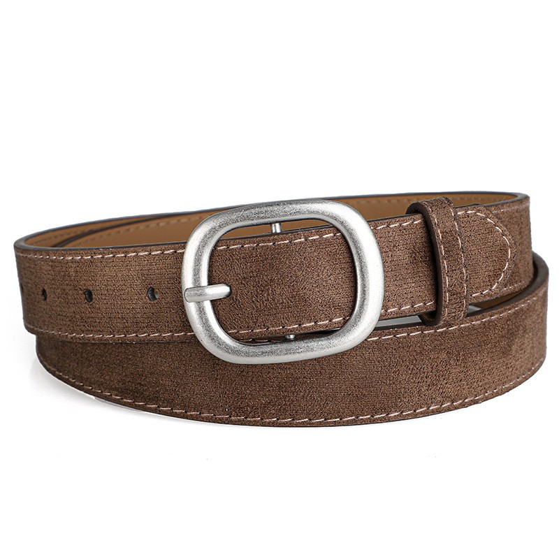 Ladies' belt, imitation suede- - Vintage Fashion Look のレビューと価格