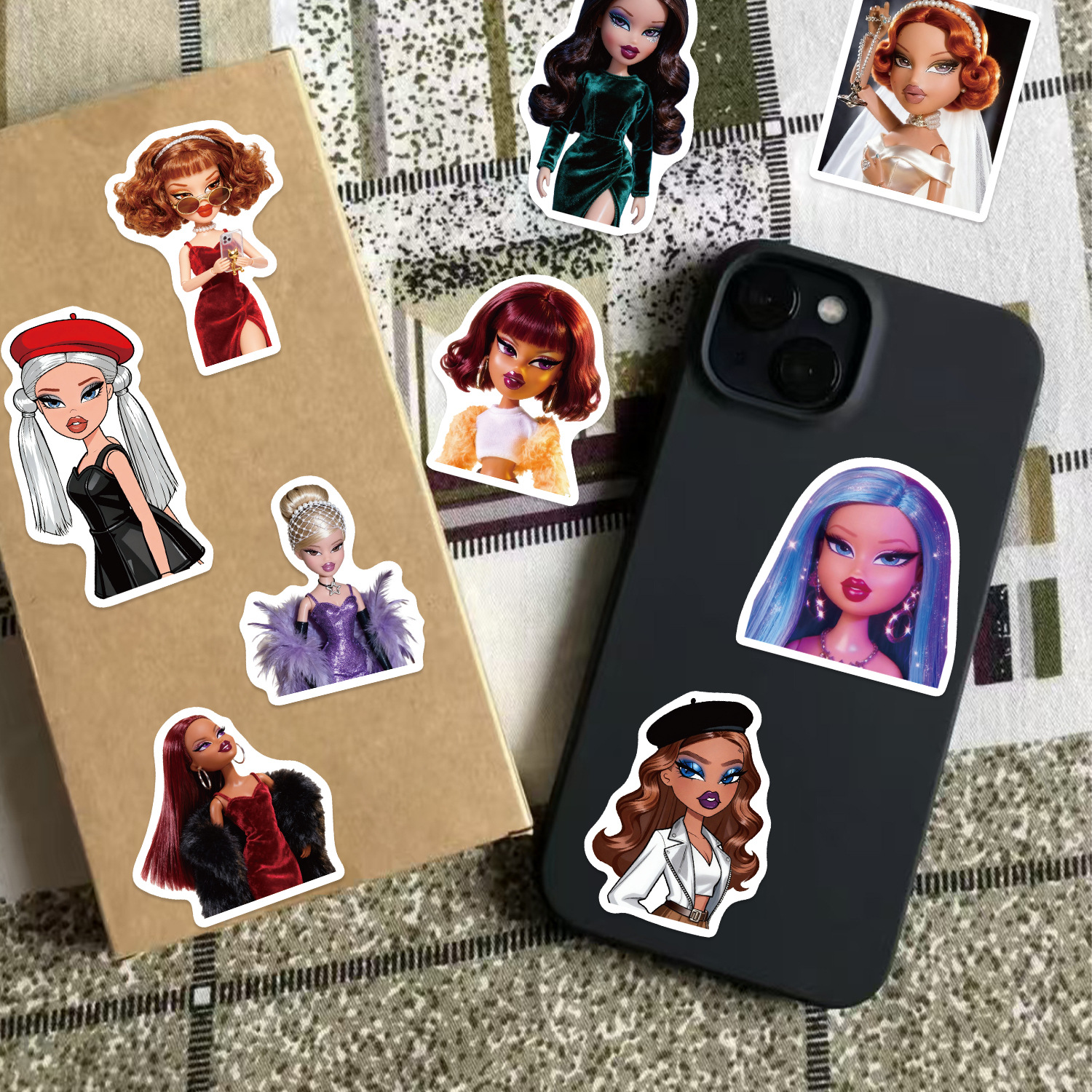 50Pcs Trendy Hot Girl Graffiti - Vintage Fashion Magazines のレビューと価格