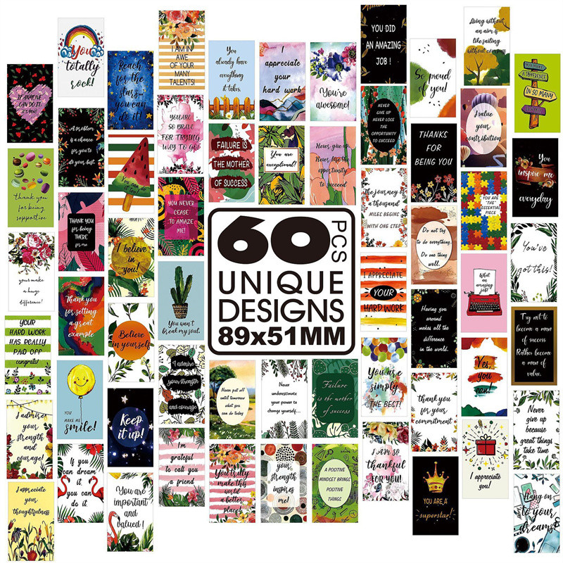 60 Pieces Inspirational Affirm - Vintage Fashion Magazines のレビューと価格